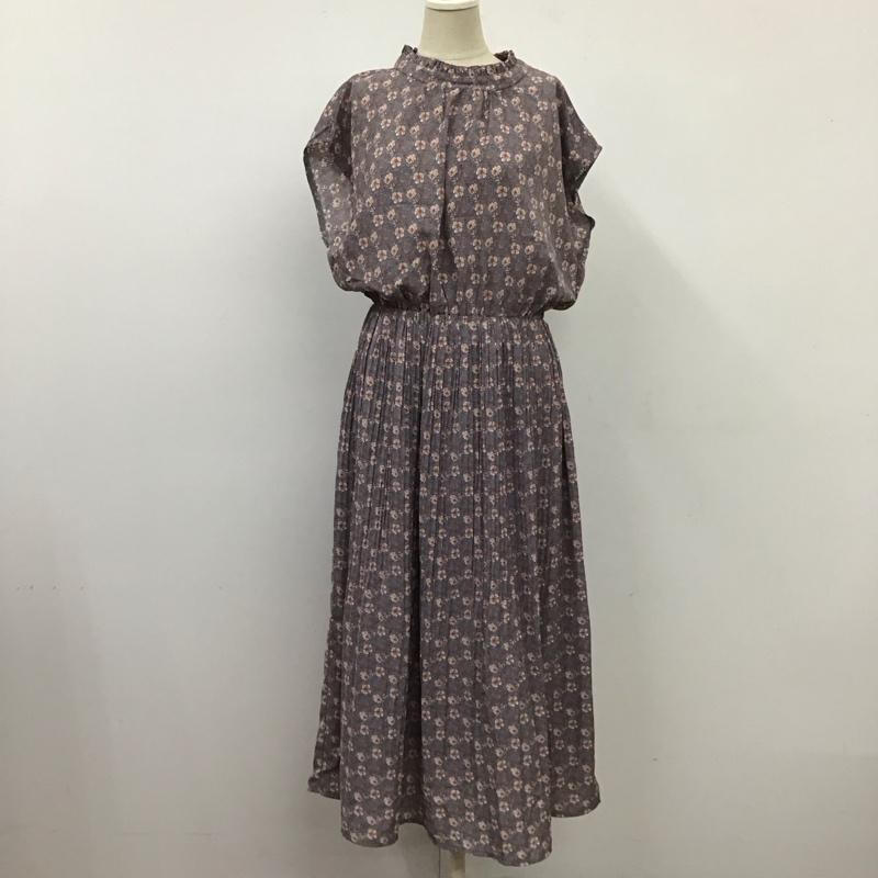 ダブルクローゼット w closet ワンピース ロングスカート スタンドネック M 花柄 マルチカラー / マルチカラー /  レディース USED 古着 中古 10117722