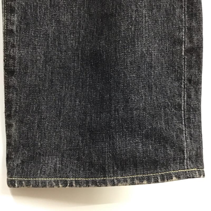 テンダーロイン TENDERLOIN パンツ デニム、ジーンズ デニムパンツ ストレートパンツ ワイドパンツ カジュアルパンツ ジーンズ 36 無地 黒 / ブラック /  メンズ USED 古着 中古 10115127
