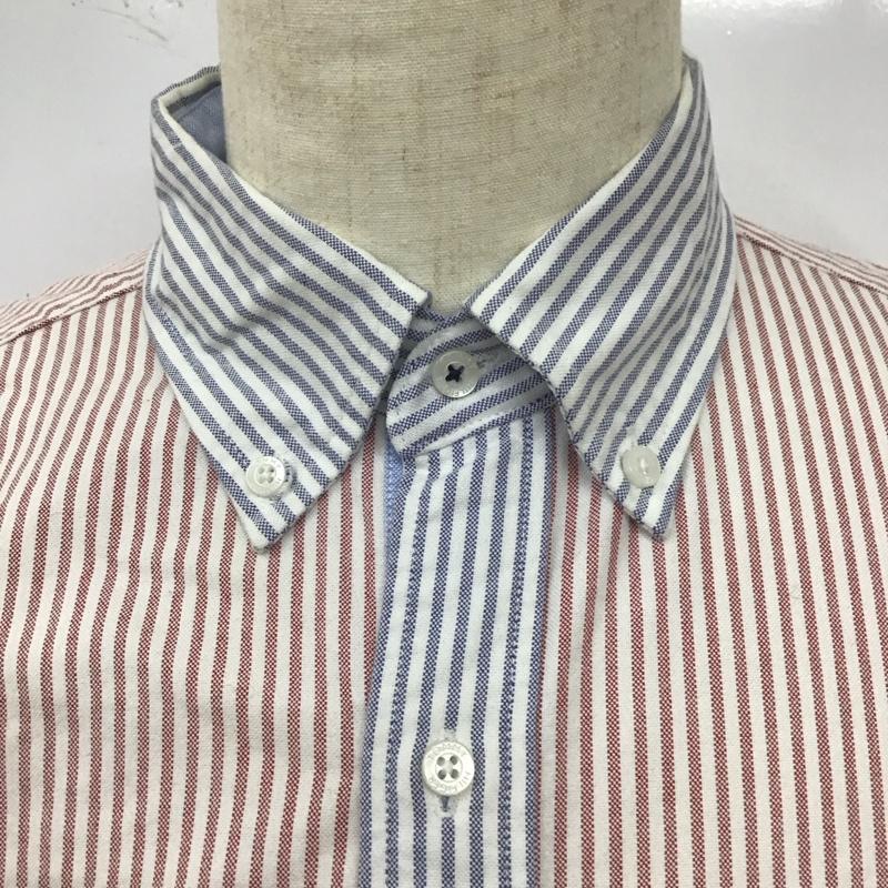 トミーヒルフィガー TOMMY HILFIGER シャツ、ブラウス 長袖 長袖シャツ カラーシャツ ポケットシャツ 長袖カットソー L ストライプ マルチカラー / マルチカラー /  メンズ USED 古着 中古 10112780