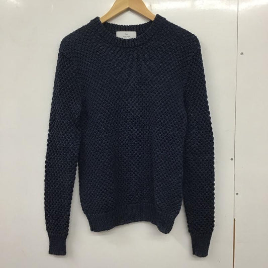 ユナイテッドアローズグリーンレーベルリラクシング UNITED ARROWS green label relaxing ニット、セーター 長袖 36 無地 青 / ブルー /  メンズ USED 古着 中古 10136893