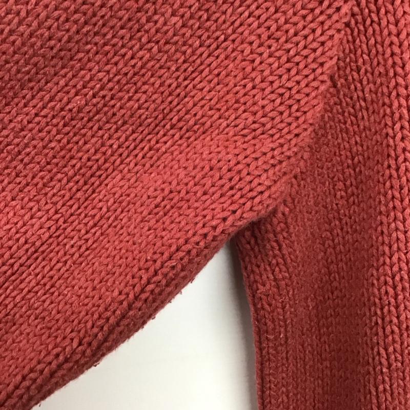 ポロバイラルフローレン Polo by RALPH LAUREN ニット、セーター 長袖 長袖ニットカットソー Vネック セーター M ロゴ、文字 えんじ / ワインレッド /  メンズ USED 古着 中古 10143159