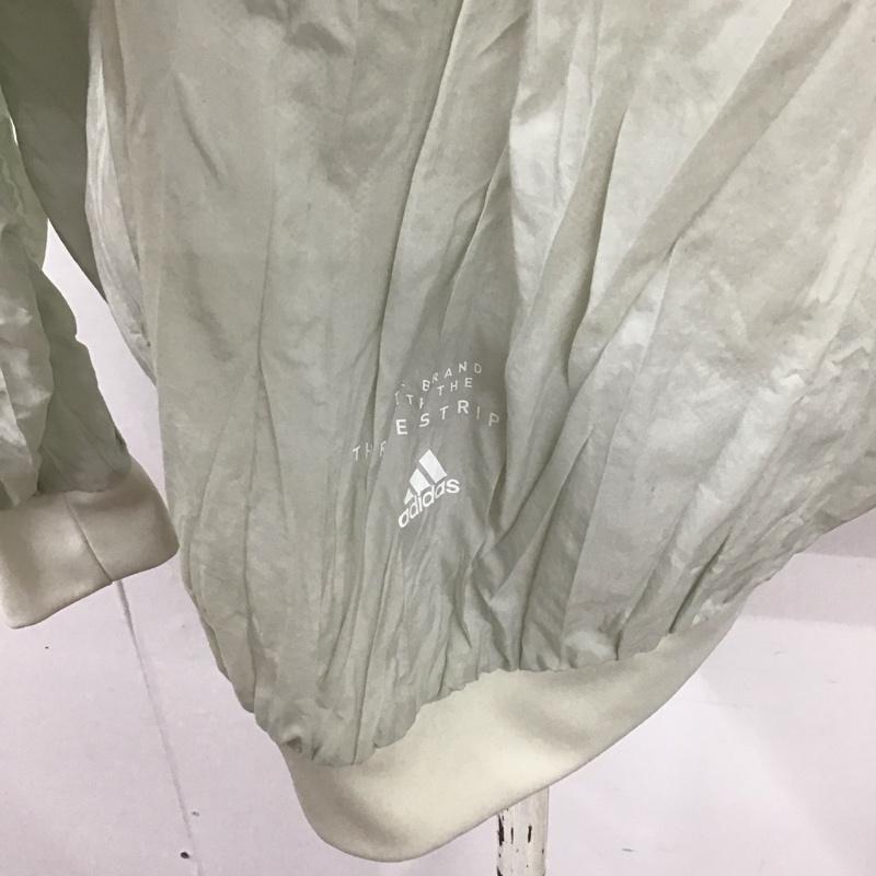 アディダス adidas ジャケット、上着 ジャケット、ブレザー fm5182 クロスジャケットWSTYLEウーブンボンバージャケット アウター L 無地 灰 / グレー /  レディース USED 古着 中古 10126730