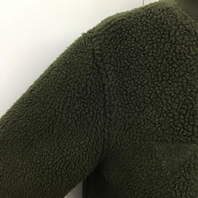 ゲス Guess ジャケット、上着 ジャンパー、ブルゾン ジップアップジャケット フリースアウター カジュアルジャケット ラグラン M 無地 カーキ / カーキ /  メンズ USED 古着 中古 10107772