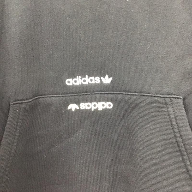 アディダス adidas パーカー 長袖 GD9307 L プリント 黒 / ブラック /  メンズ USED 古着 中古 10146788