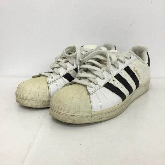 アディダス adidas スニーカー スニーカー C77124 SUPERSTAR スーパースター 27.5cm 27.5cm ロゴ、文字 白 / ホワイト / X 黒 / ブラック /  メンズ USED 古着 中古 10149440