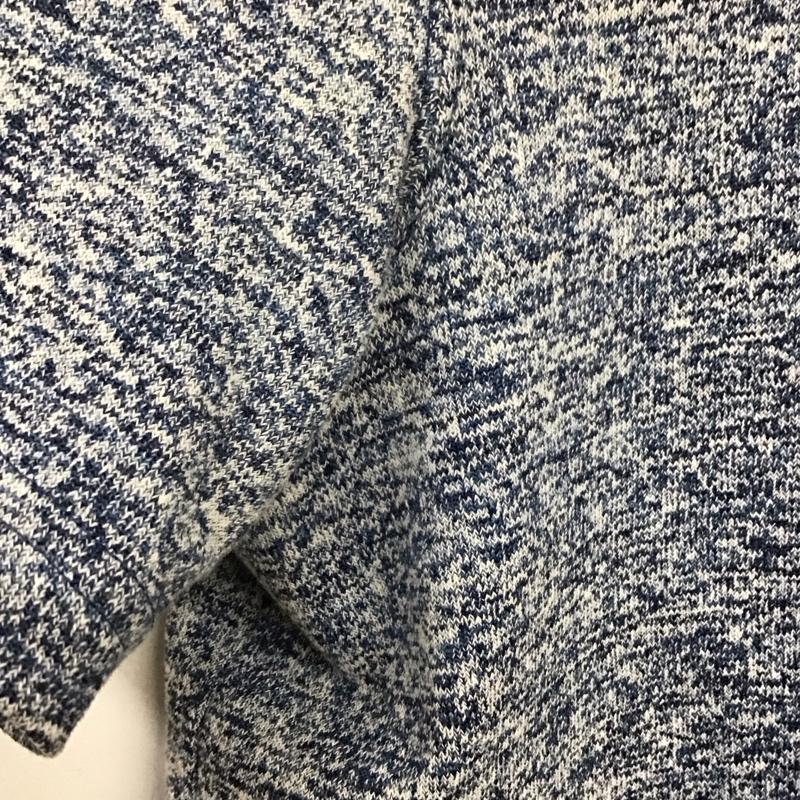 トミーヒルフィガー TOMMY HILFIGER ポロシャツ 半袖 半袖ポロシャツ 半袖カットソー カラーシャツ L 無地 青 / ブルー /  メンズ USED 古着 中古 10129068