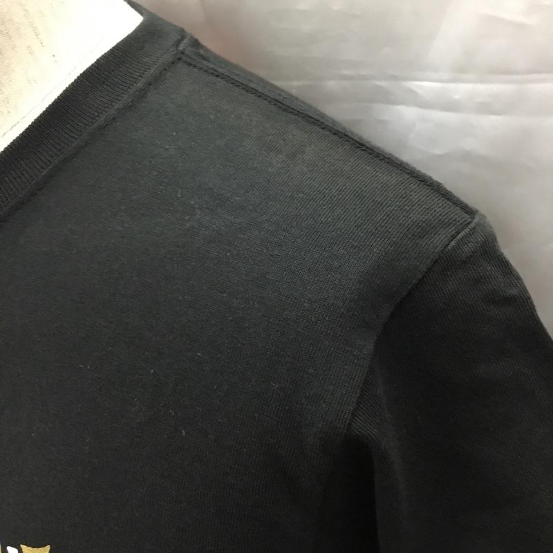 クリームソーダ CREAMSODA Tシャツ 半袖 半袖カットソー プリントTシャツ クルーネックカットソー S ロゴ、文字 黒 / ブラック /  メンズ USED 古着 中古 10114596