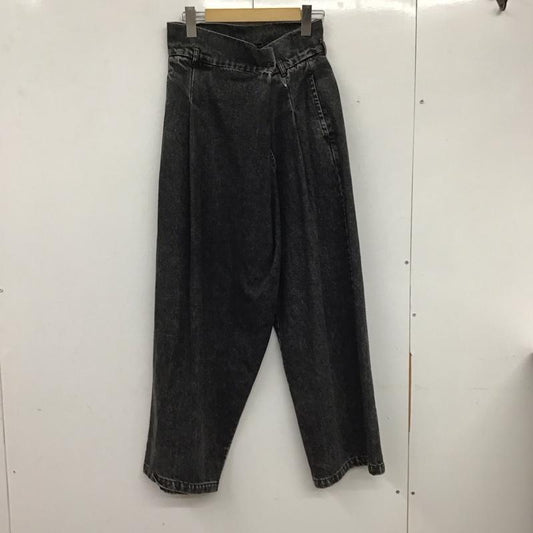 フレディ エミュ fredy emue パンツ デニム、ジーンズ 03-0330-5-29-009 36 無地 黒 / ブラック /  レディース USED 古着 中古 10134706