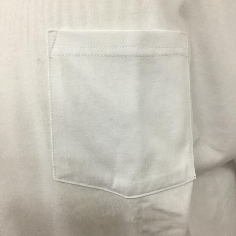 フリークスストア FREAK S STORE Tシャツ 半袖 半袖カットソー プリントTシャツ クルーネックカットソー L 無地 白 / ホワイト /  メンズ USED 古着 中古 10120837