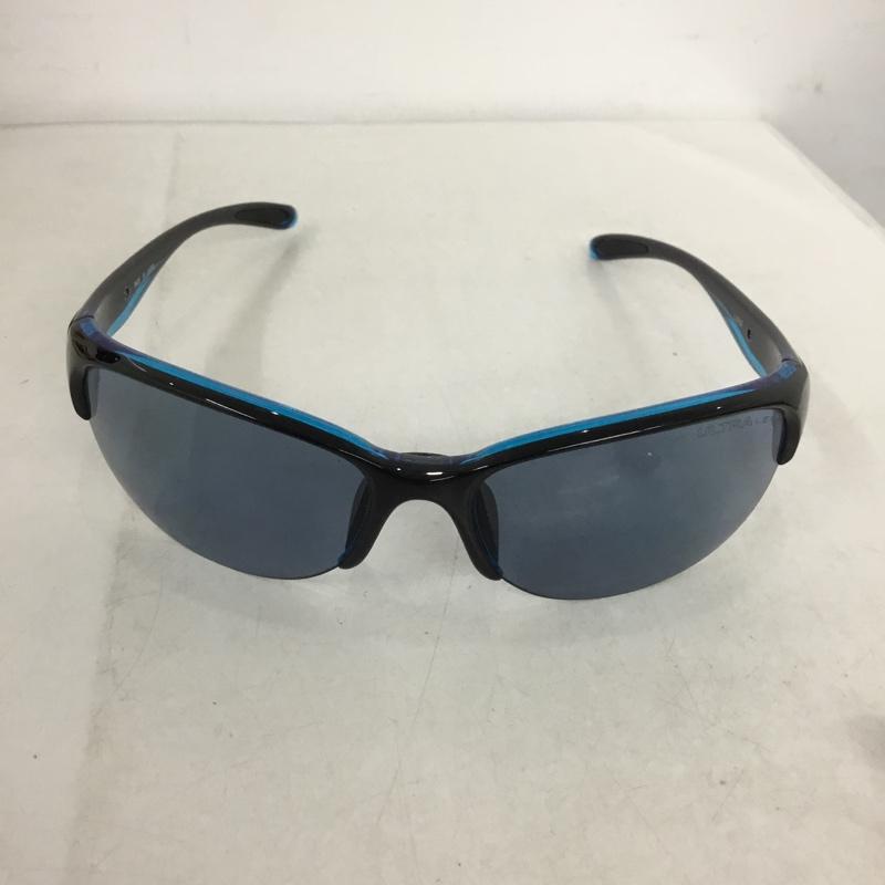 スワンズ Swans めがね・サングラス サングラス LN-0067 LUNA ULTRA LENS for GOLFモデル スポーツサングラス 箱有 ロゴ、文字 黒 / ブラック / X 青 / ブルー /  メンズ USED 古着 中古 10141097