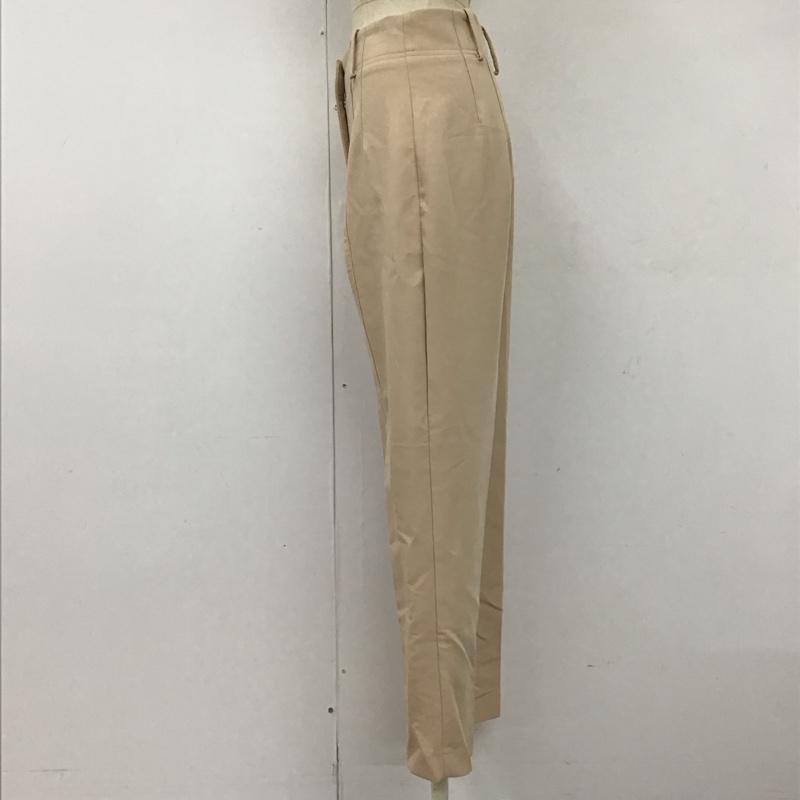 ザラ ZARA パンツ スラックス 1608 223 743 ハイウエスト テーパード S 無地 ベージュ / ベージュ /  レディース USED 古着 中古 10118474