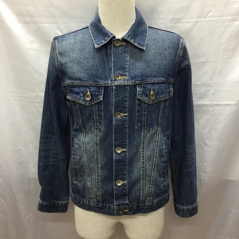 ナンバーナイン デニム NUMBER (N)INE DENIM ジャケット、上着 ジャケット、ブレザー デニムジャケット カラージャケット 長袖ジャケット ブルゾン Gジャン S 無地 インディゴ / インディゴ /  メンズ USED 古着 中古 10118656