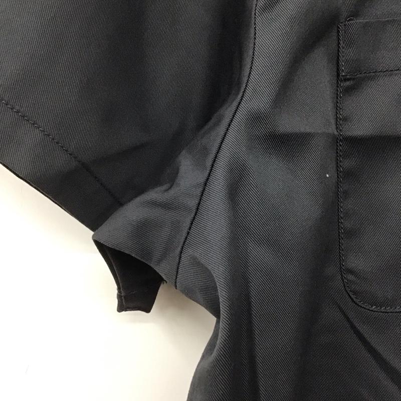 ディッキーズ Dickies シャツ、ブラウス 半袖 半袖シャツ 無地シャツ ポケットシャツ LL 無地 ダークグレー / ダークグレー /  メンズ USED 古着 中古 10146636