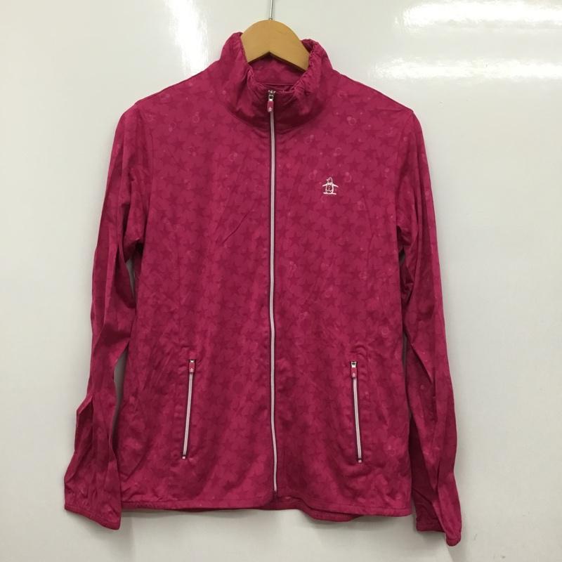 マンシングウェア Munsingwear ジャケット、上着 ジャンパー、ブルゾン MGwMJK01 フルジップブルゾン スポーツウェア タグ付き M 総柄 桃 / ピンク /  レディース USED 古着 中古 10135530