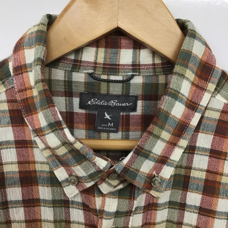エディーバウアー Eddie Bauer シャツ、ブラウス 長袖 ボタンダウンシャツ M チェック マルチカラー / マルチカラー /  メンズ USED 古着 中古 10141191