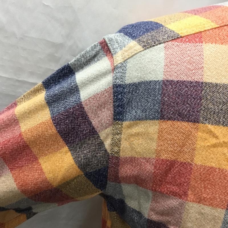 エディーバウアー Eddie Bauer シャツ、ブラウス 長袖 長袖シャツ カラーシャツ ポケットシャツ 長袖カットソー チェックシャツ S チェック マルチカラー / マルチカラー /  メンズ USED 古着 中古 10114806