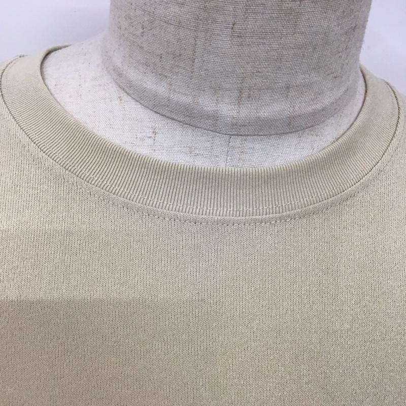 モンベル mont-bell Tシャツ 半袖 2104801 KAMICOT 半袖カットソー クルーネックカットソー L 無地 ベージュ / ベージュ /  メンズ USED 古着 中古 10125921