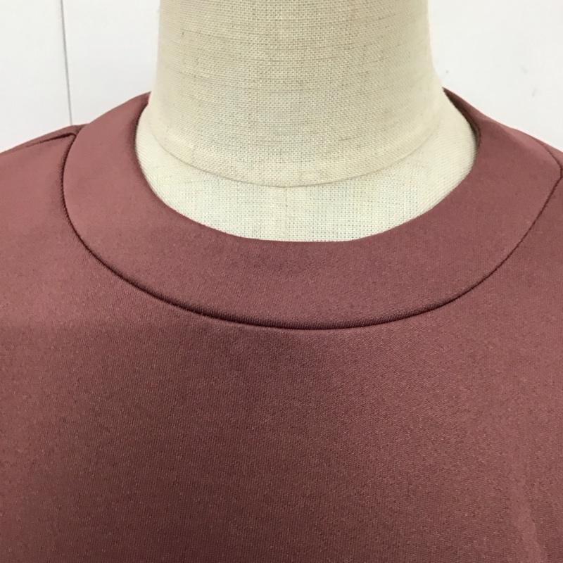 ムルーア MURUA ワンピース ミニスカート 012220301701-02 タックハーフスリーブミニワンピース 七分袖 タグ付き 1 無地 桃 / ピンク /  レディース USED 古着 中古 10120373