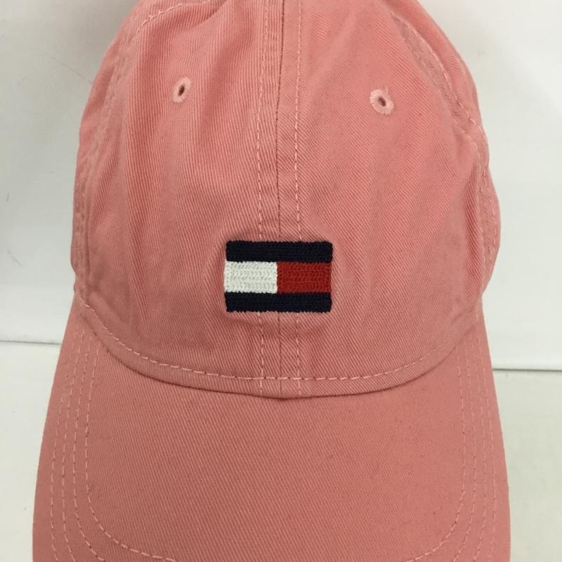 トミーヒルフィガー TOMMY HILFIGER 帽子 キャップ C8878C6524-670 コットン ワンポイント 桃 / ピンク /  レディース USED 古着 中古 10129006