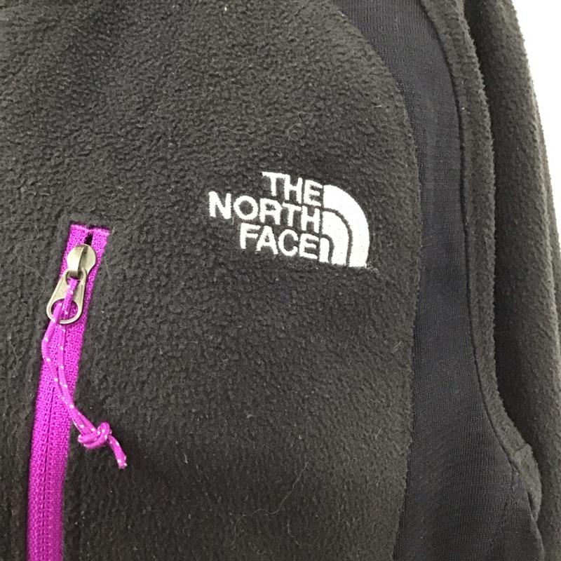 ザノースフェイス THE NORTH FACE ジャケット、上着 ジャケット、ブレザー フリースジャケット L ロゴ、文字 黒 / ブラック /  レディース USED 古着 中古 10121197