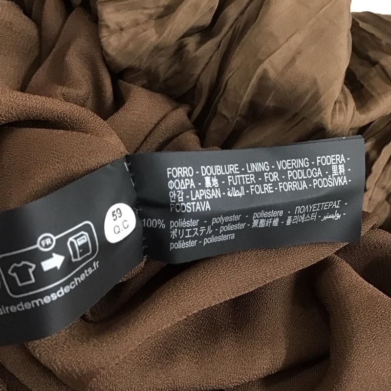 ザラ ZARA タンクトップ タンクトップ S 無地 茶 / ブラウン /  レディース USED 古着 中古 10144044