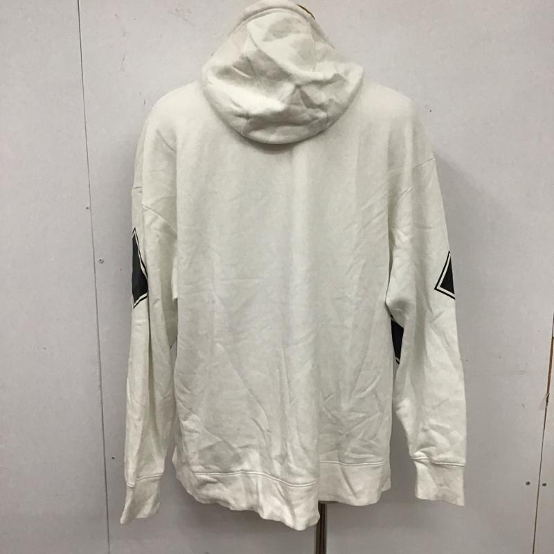 ナイキ NIKE パーカー 長袖 cq0242-100 XL ロゴ、文字 X プリント 白 / ホワイト /  メンズ USED 古着 中古 10119756