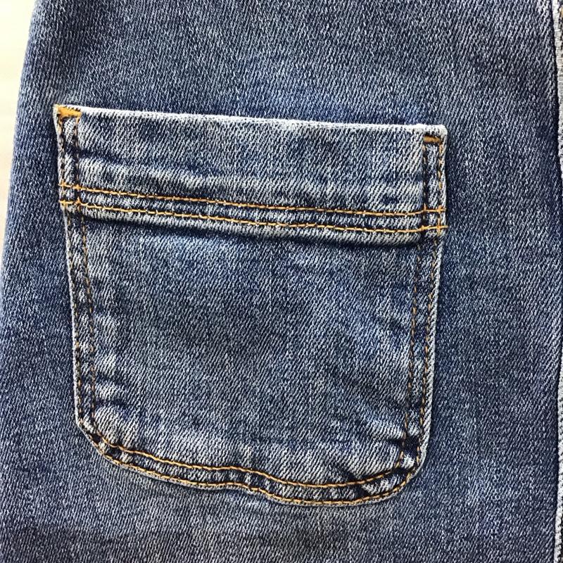 ザラ ZARA スカート ロングスカート デニムスカート フロントボタン ストレッチ XS 無地 青 / ブルー /  レディース USED 古着 中古 10118439