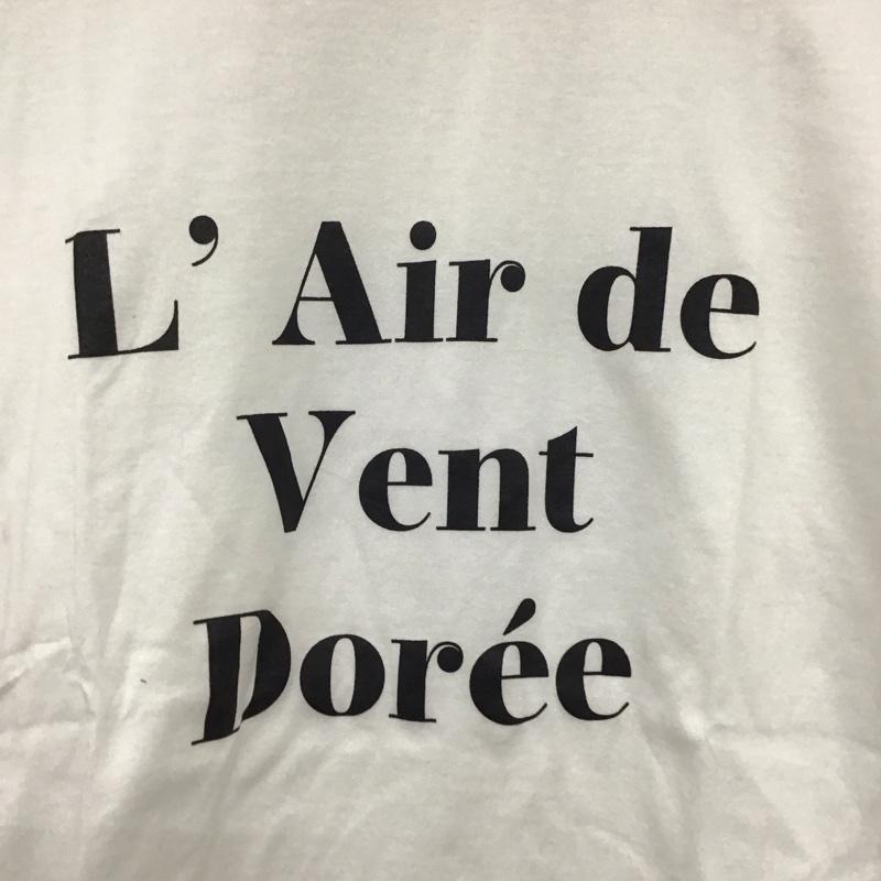 リヴドロワ RIVE DROITE Tシャツ 半袖 半袖カットソー プリントTシャツ クルーネックカットソー FREE プリント 白 / ホワイト /  レディース USED 古着 中古 10135072