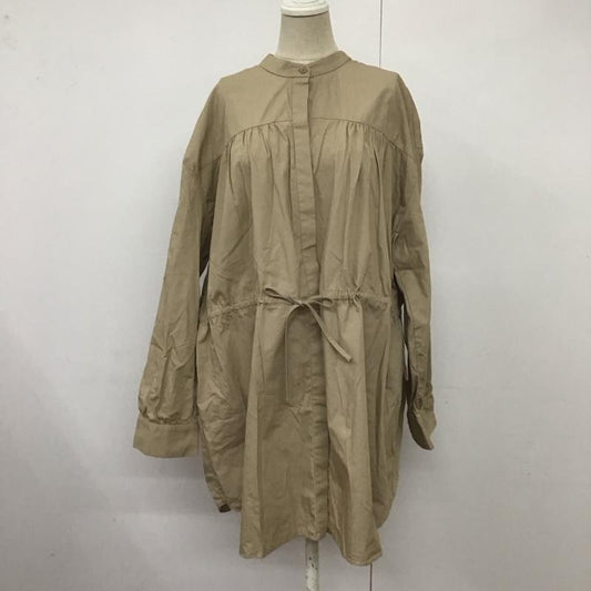 ザラ ZARA シャツ、ブラウス 長袖 S 無地 ベージュ / ベージュ /  レディース USED 古着 中古 10124434