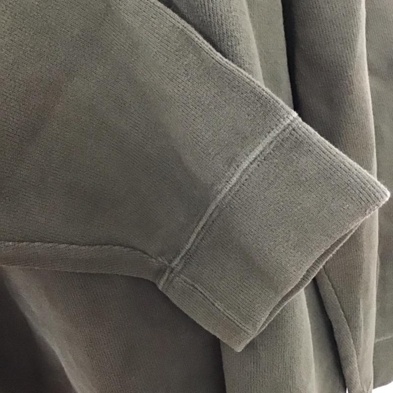 ポロバイラルフローレン Polo by RALPH LAUREN カットソー 長袖 長袖カットソー ジップネックカラー カットソー XXL ロゴ、文字 カーキ / カーキ /  メンズ USED 古着 中古 10124952