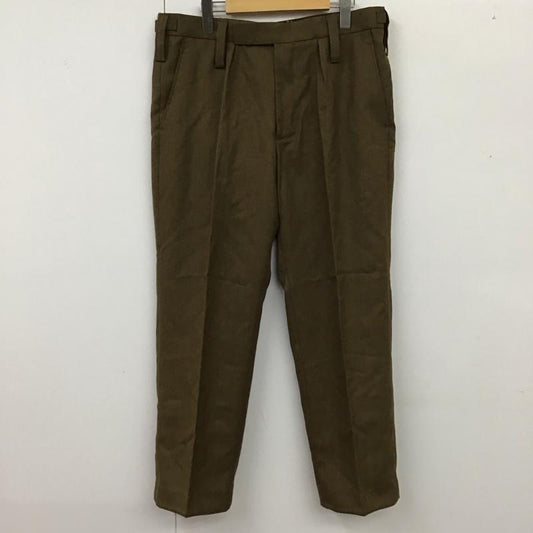 ミリタリー ミリタリー パンツ スラックス British Army Barrack Dress イギリス軍　バラックドレス　トラウザー 無地 茶 / ブラウン /  メンズ USED 古着 中古 10114422