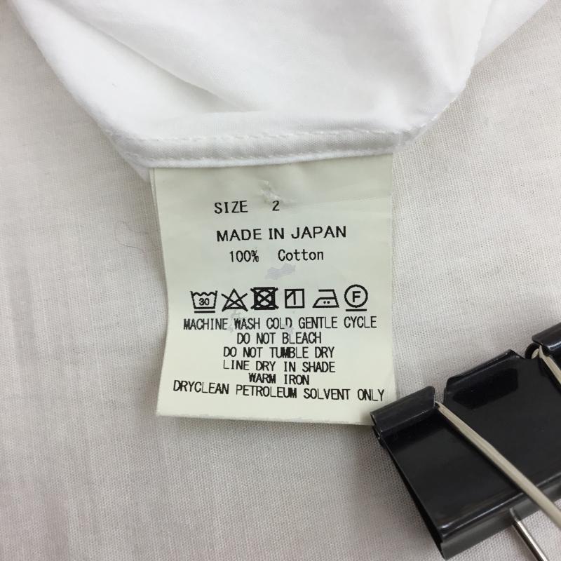 マーカ marka シャツ、ブラウス 長袖 MARKAWARE 18SS コンフォートフィット レギュラーカラーシャツ マーカウェア REGULAR COLLAR SHIRTS COMFORT FIT A18A-09SH03C 2号 無地 白 / ホワイト /  メンズ USED 古着 中古 10128184