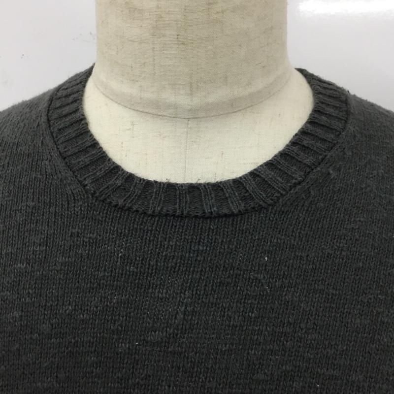 コムデギャルソンオム COMME des GARCONS HOMME ニット、セーター 長袖 長袖ニットカットソー ニット セーター クルーネックニット 1998年 無地 灰 / グレー /  メンズ USED 古着 中古 10120794