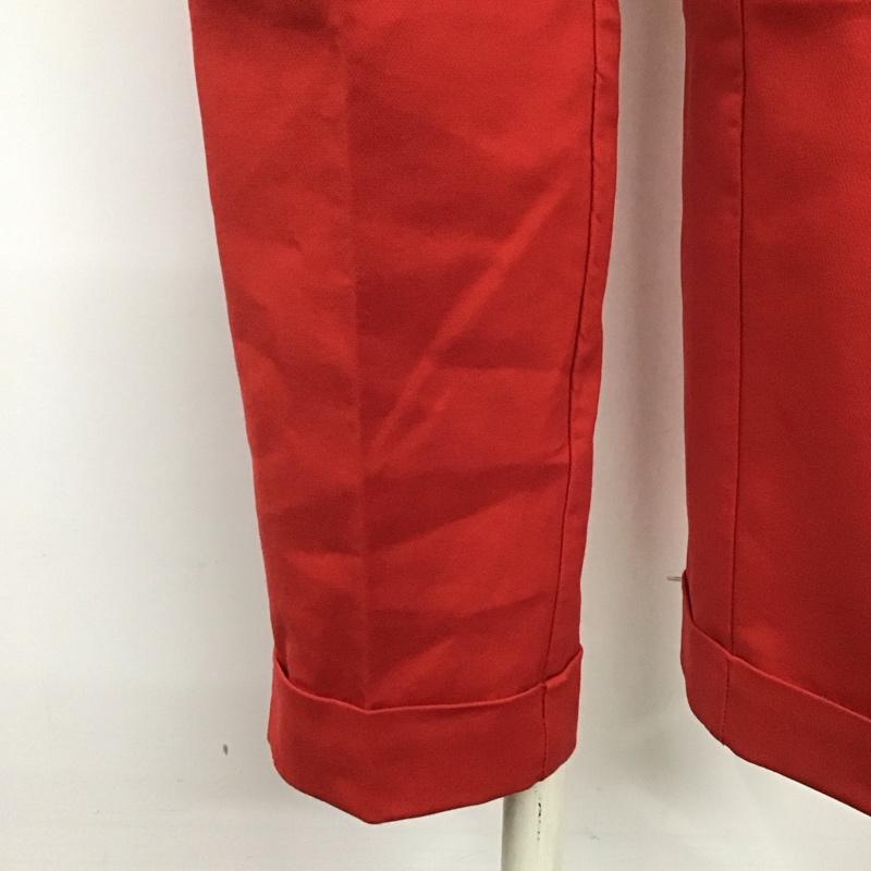 ザラ ZARA ボトムス ボトムス カジュアルパンツ スリムパンツ ストレートパンツ ストレッチパンツ レギンス M 無地 赤 / レッド /  レディース USED 古着 中古 10109552