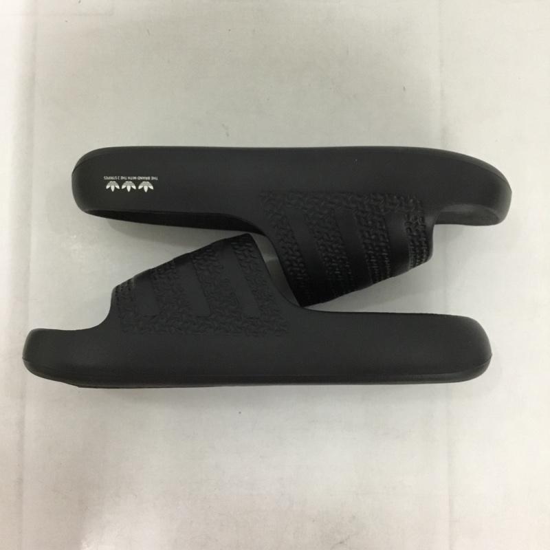 アディダス adidas サンダル サンダル 7UK ロゴ、文字 黒 / ブラック /  メンズ USED 古着 中古 10139961