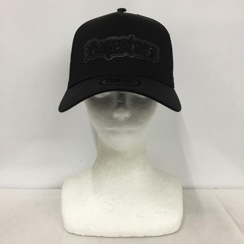 ニューエラ NEW ERA 帽子 キャップ ラインストーン BAYSTARS メッシュ ロゴ、文字 黒 / ブラック /  メンズ USED 古着 中古 10149241