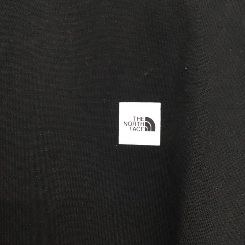 ザノースフェイス THE NORTH FACE カットソー 長袖 nt32254 長袖Tシャツ クルーネック L ロゴ、文字 黒 / ブラック /  メンズ USED 古着 中古 10150601