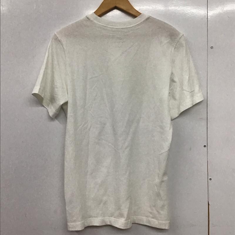 ナイキ NIKE Tシャツ 半袖 半袖カットソー プリントTシャツ クルーネックカットソー M ロゴ、文字 白 / ホワイト /  メンズ USED 古着 中古 10150136