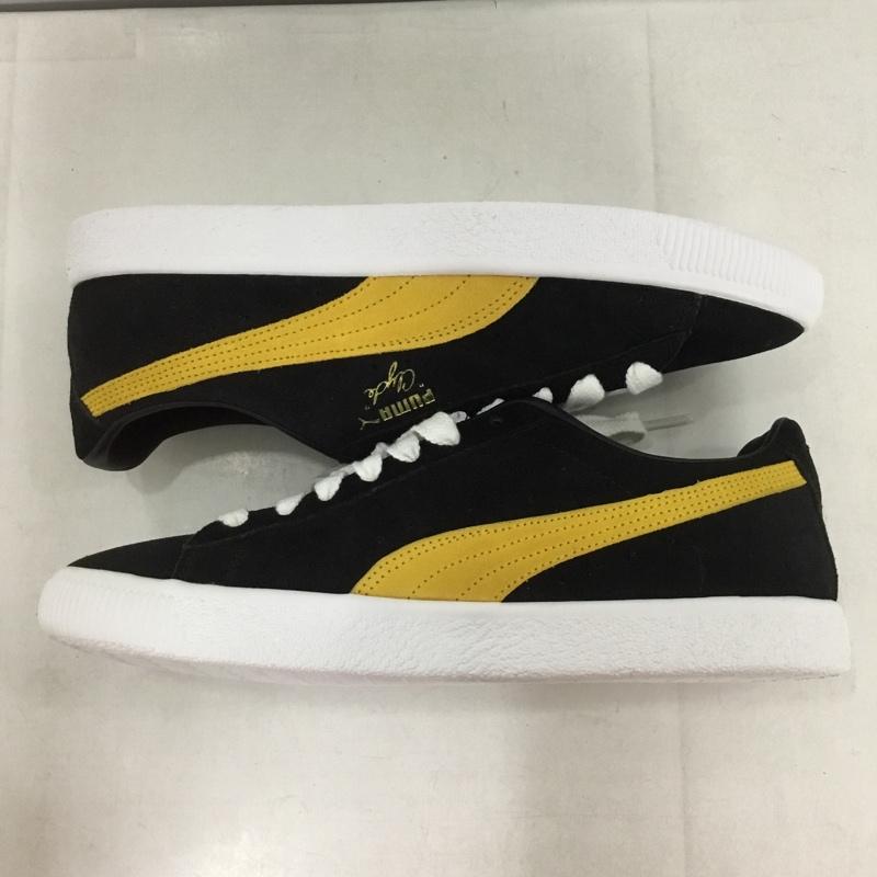 プーマ PUMA スニーカー スニーカー 391962-05 CLYDE OG 27cm 箱有 27.0cm ロゴ、文字 黒 / ブラック / X 黄 / イエロー /  メンズ USED 古着 中古 10132842