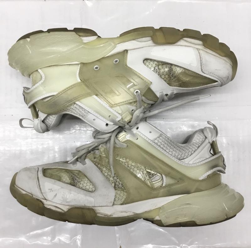 バレンシアガ BALENCIAGA スニーカー スニーカー 647742 トラック クリアソール 27cm 27.0cm ロゴ、文字 白 / ホワイト /  メンズ USED 古着 中古 10110053