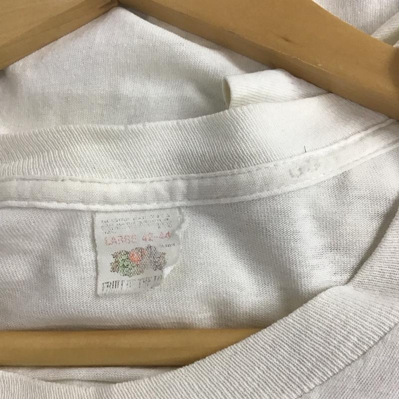 古着 USED Tシャツ 半袖 半袖カットソー プリントTシャツ クルーネックカットソー 古着 L ロゴ、文字 白 / ホワイト /  メンズ USED 古着 中古 10148741