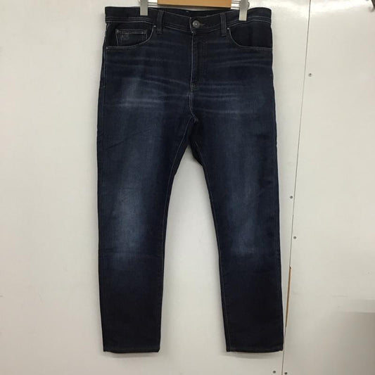 アルマーニエクスチェンジ ARMANI EXCHANGE パンツ デニム、ジーンズ デニムパンツ スリムパンツ カジュアルパンツ ストレッチパンツ 34インチ 無地 インディゴ / インディゴ /  メンズ USED 古着 中古 10132913
