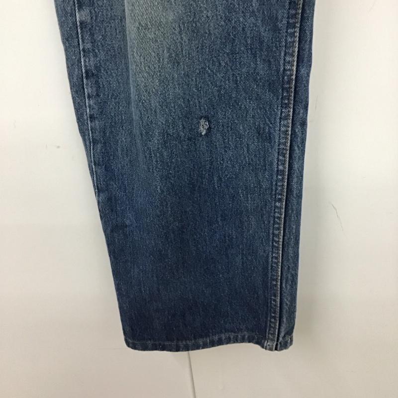 リーバイス Levi s パンツ デニム、ジーンズ デニムパンツ ストレートパンツ ワイドパンツ カジュアルパンツ 38 無地 インディゴ / インディゴ /  メンズ USED 古着 中古 10121032