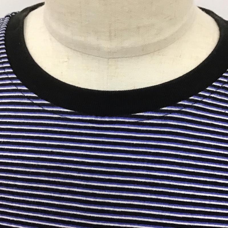 ステューシー STUSSY Tシャツ 半袖 半袖カットソー プリントTシャツ クルーネックカットソー XL ボーダー柄 マルチカラー / マルチカラー /  メンズ USED 古着 中古 10125473