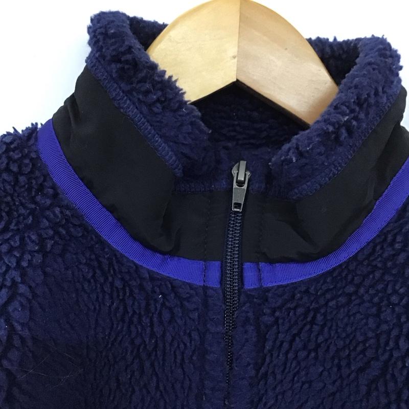 パタゴニア patagonia ジャケット、上着 ジャケット、ブレザー ジップアップジャケット フリースジャケット アウター S ロゴ、文字 青 / ブルー /  メンズ USED 古着 中古 10129071