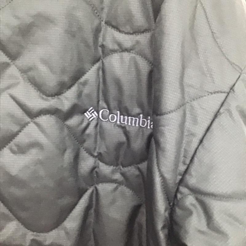 コロンビア Columbia ジャケット、上着 ジャンパー、ブルゾン 221 pl3224 ライナー ジップアップジャケット L ロゴ、文字 黒 / ブラック /  レディース USED 古着 中古 10143849