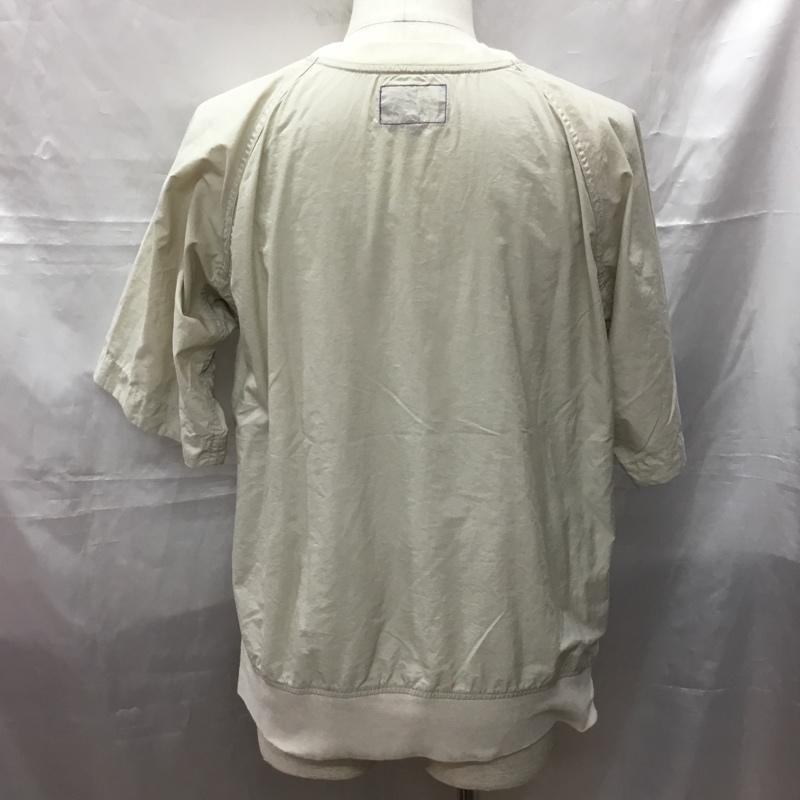 ザノースフェイス THE NORTH FACE カットソー 半袖 np2024n ナイロンカットソー 半袖カットソー S ロゴ、文字 ベージュ / ベージュ /  メンズ USED 古着 中古 10114898