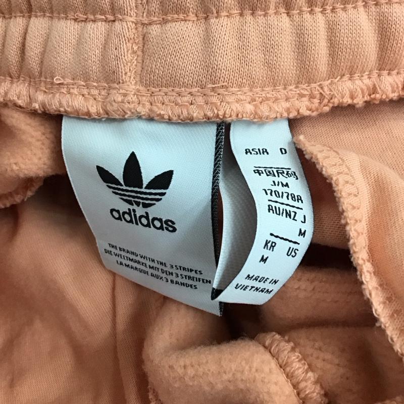 アディダス adidas パンツ ショートパンツ H11382 スウェット 裏起毛 M ワンポイント 桃 / ピンク /  メンズ USED 古着 中古 10114595