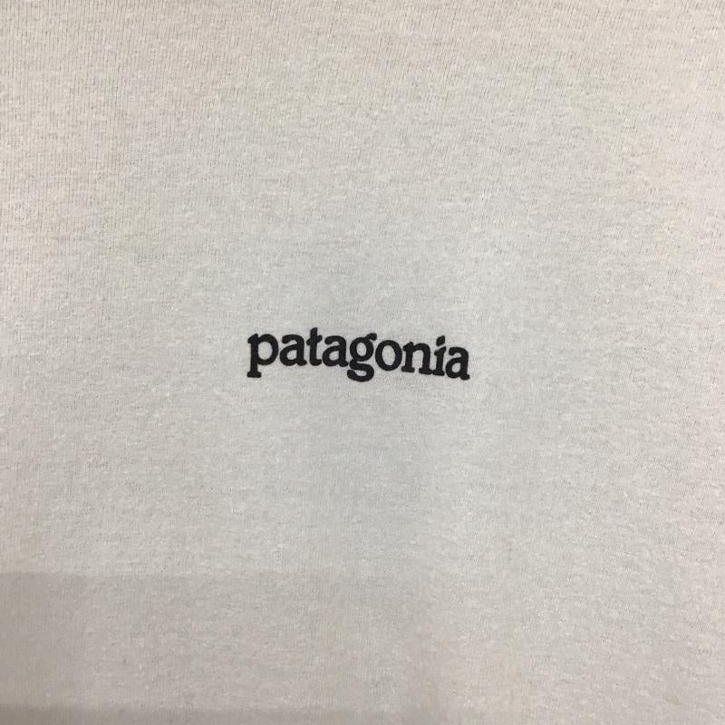 パタゴニア patagonia Tシャツ 半袖 M プリント X ロゴ、文字 白 / ホワイト /  メンズ USED 古着 中古 10134616