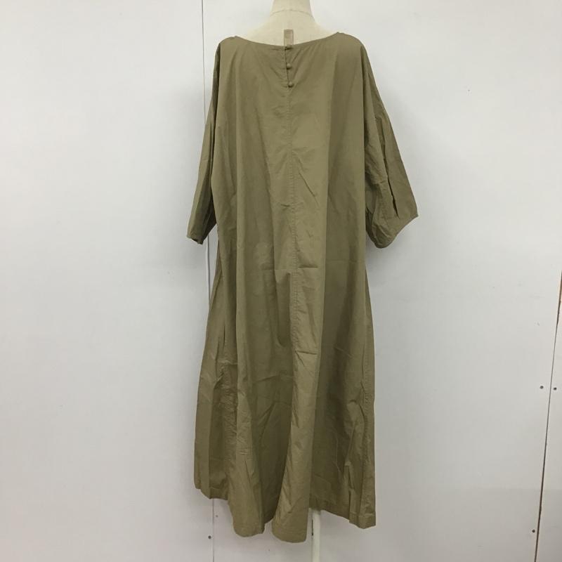 ニコアンド niko and... ワンピース ロングスカート L 無地 ベージュ / ベージュ /  レディース USED 古着 中古 10106192